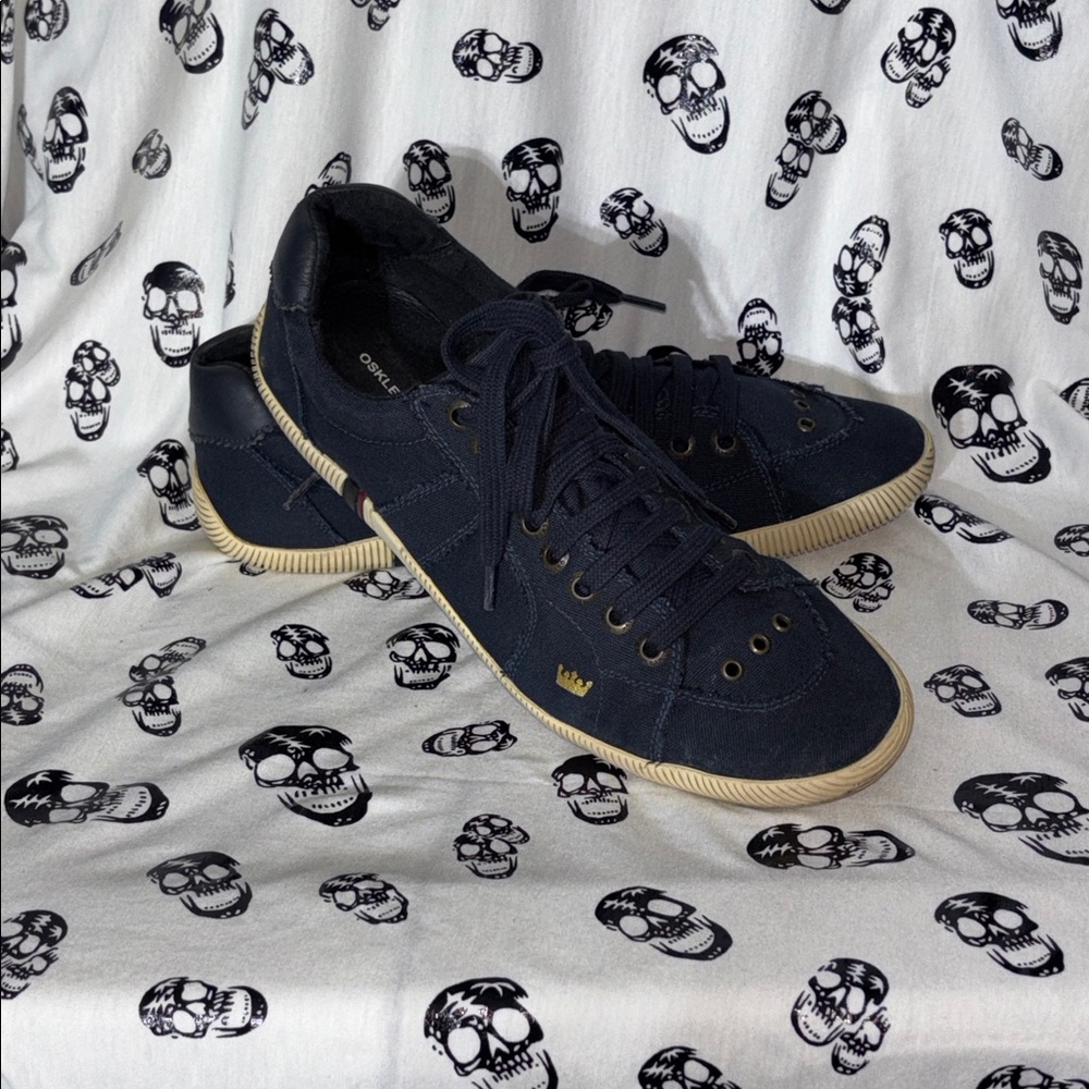 OSKLEN Men’s Blue Canvas Riva Sneakers Size US 10